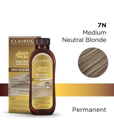 Clairol Professional Liquicolor 7N Med Neutral Blonde Hair Color - Permanent Blonde Dye - Buy Online on GoSupps.com