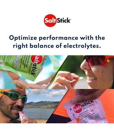 SaltStick FastChews 60 Tablets Lemon-Lime - Electrolyte Replacement for Exercise, Hiking & Sports Recovery - Buy Online on GoSupps.com