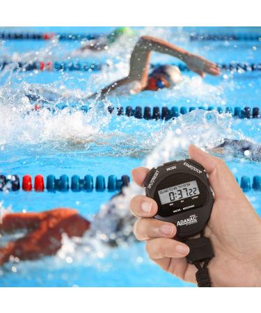 MARATHON Adanac 4000 Digital Stopwatch Timer - Extra Large Display & Buttons, Water Resistant, 2 Year Warranty, Black - Buy Online on GoSupps.com