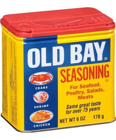 Old Bay Seasoning Can 6 oz - Authentic Maryland Spice Blend - Buy Online on GoSupps.com