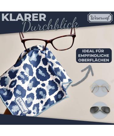 WESERWEF XXL Microfiber Cloth - Optician Quality Glasses Smartphone Tablet & Camera Cleaning Towels - 30x30 cm Perfect for Streak-Free Cleaning - Buy Online on GoSupps.com