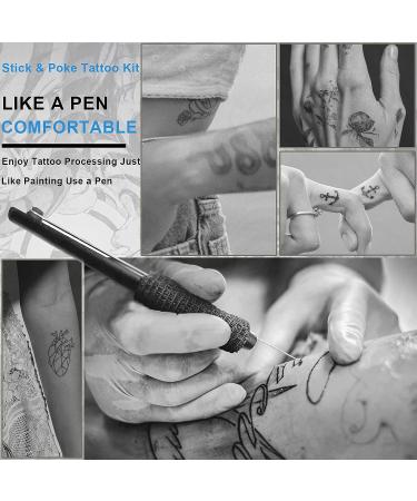 Moricher Hand Poke Tattoo Kit - Complete DIY Tool Set for Beginners with Tattoo Ink & Needles - Buy Online on GoSupps.com
