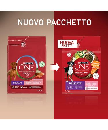 Purina One Medium/Maxi 10 kg Dog Food 4 Bags of 2.5 kg each - Buy Online on GoSupps.com