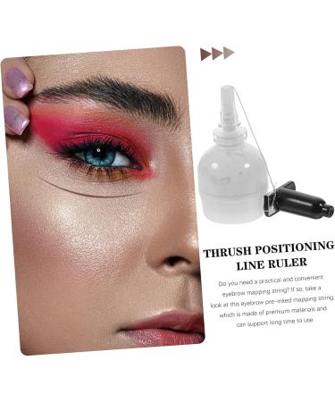 PLAFOPE Eyebrow Line String Drawing Brow Line Positioning Ink Women M Bottled Tool Makeup Linem Eyebrow Ruler Pre- 6.5x2.6cm White - Buy Online on GoSupps.com