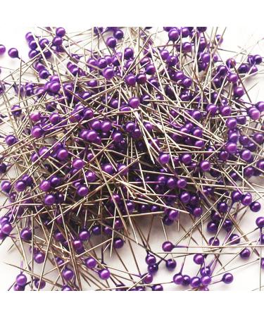 LEFV Quilting Pins Ball Head Sewing Pins,Pack of 100,Purple