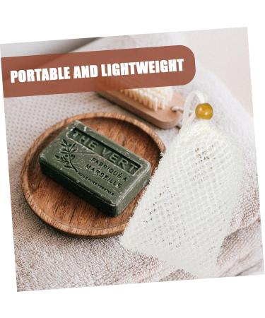 Mikinona 2 Pcs Soap Bag Exfoliating Soap Pouch Bathing Soap Travel Organizer Bags Body Sponges Soapdish Nylon - Buy Online on GoSupps.com