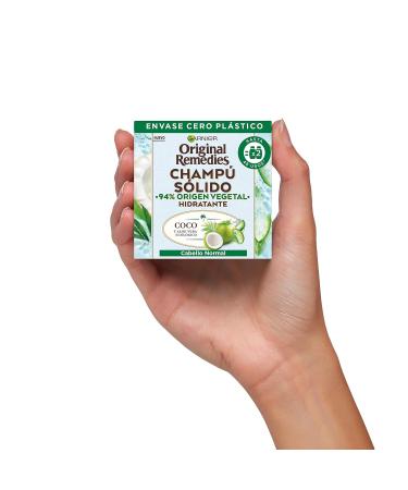 Buy ORIGINAL REMEDIES Coconut Moisturizing Solid Shampoo 60g - Eco-Friendly Hair Care | International Shipping Available - Buy Online on GoSupps.com