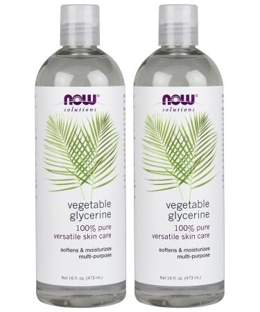 NOW Solutions Vegetable Glycerine 2 Count 16 Fl Oz (Pack of 2)