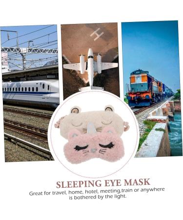 Buy Minkissy 2pcs Cat Eye Mask | Unicorn Sleep Eye Cover | Cozy Eye Shade for Women | Perfect for Xmas & Spa | International Shipping Available - Buy Online on GoSupps.com