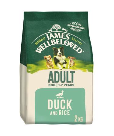 James Wellbeloved Adult Duck & Rice 2 kg Bag Hypoallergenic Dry Dog Food