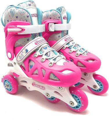 Chicago Skates Inline Training Combo Set Small Pink - Size J10-J13 - Buy Online on GoSupps.com