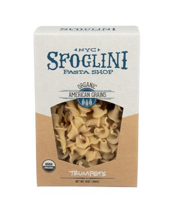 SfogliniOrganic Durum Semolina TrumpetsMade with Traditional Techniques & Wholesome Organic GrainHolds Tight to Sauce16 oz Boxes