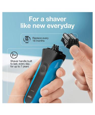 Braun Series 3 310s Electric Foil Shaver for Men | Rechargeable Wet & Dry Shaver - Buy Online on GoSupps.com