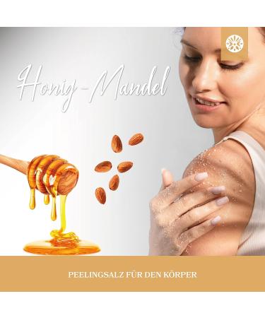 Lowell Body Peeling Set - 500g Hammam Scrub & Peeling Glove for Body & Face - Honey & Almond Exfoliation - Buy Online on GoSupps.com