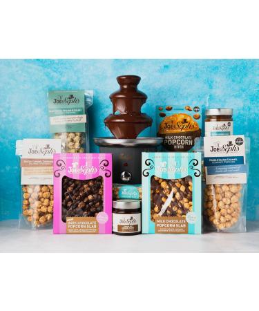 Joe & Seph's Milk Chocolate Popcorn Slab (115g) | Salted Caramel Gourmet Popcorn Covered in Belgian Milk and White Chocolate | Air-Popped Snack Gift for Men and Women - Buy Online on GoSupps.com