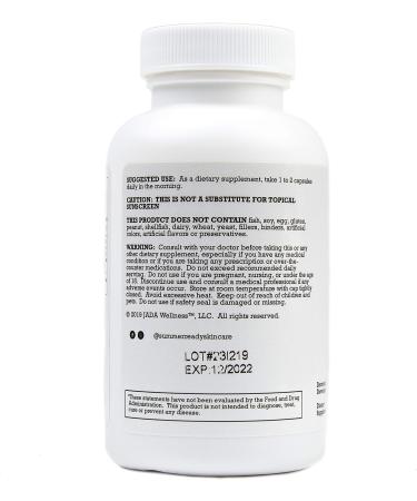 Summer Skin Antioxidant Supplement Capsules - Vitamin D3 5000IU, Niacinamide 500mg, Polypodium Leucotomos Extract - Buy Online on GoSupps.com