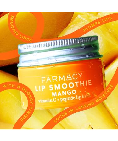 Farmacy Lip Smoothie Baume l vres au peptide Hydratant et repulpant la vitamine C Parfum mangue avec finition brillante - Buy Online on GoSupps.com