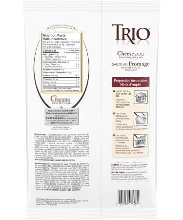 TRIO Brown Gravy Fat-free Cholesterol Free Powder Gravy Mix 467g & Cheese Sauce Low Fat Cholesterol Free Powder Sauce Mix 908g Sauce + Cheese Sauce - Buy Online on GoSupps.com