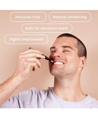 Blaq Activated Charcoal Teeth Whitening Pen - Travel Size Natural Whitening Wand for Wine, Smoke, Coffee Stains - Breath Freshener & Smile Brightener 2g/0.07oz - Buy Online on GoSupps.com