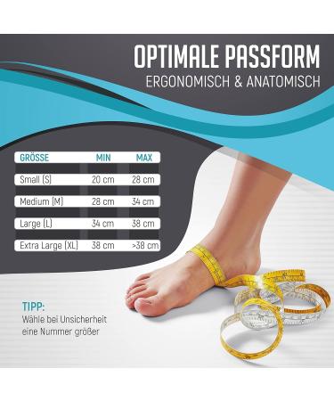 Kinetic Evolution Ankle Bandage - 2 Piece Foot Support for Men & Women Gray XL Sport Ankle Wrap for Right & Left - Buy Online on GoSupps.com
