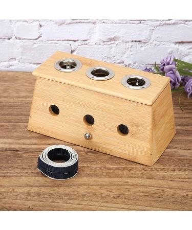 Buy Moxibustion Box - 3 Holes Bamboo Healing Holder for Moxa Sticks | Relief from Fatigue - Buy Online on GoSupps.com