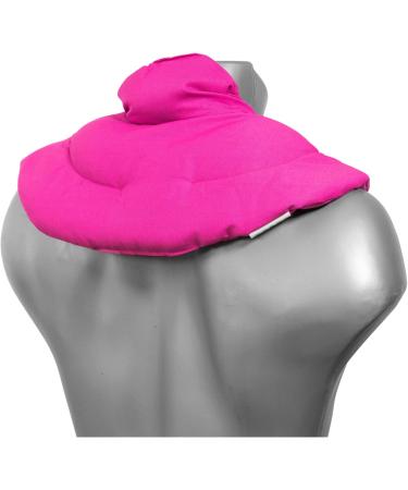 Cozy Neck Pillow with Stand-Up Collar - Pink Grape Seed Heat Pad for Ultimate Comfort - Buy Online on GoSupps.com