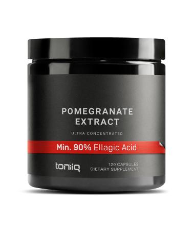 Pomegranate Extract - Ultra High Potency 35:1 Extract with 90% Ellagic Acid - Highly Concentrated - Third-Party Lab Tested - 120 Capsules