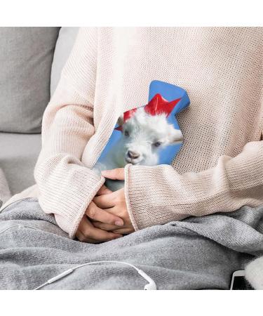 Cute Sheep Hot Water Bottle with Plush Cover | Hand Warmer for Adults & Children | 26.5x15.3cm - International Shipping Available - Buy Online on GoSupps.com