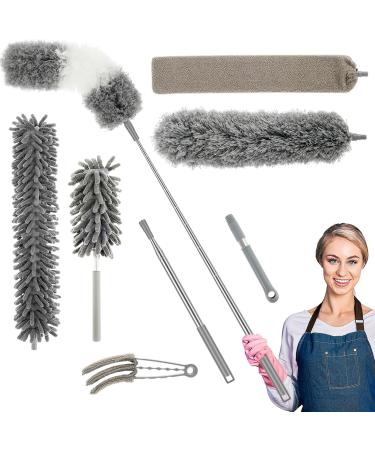 Abizarch Ceiling Fan Cleaner with Extension Rod Set Soft Microfibre Ceiling Fan Duster Removable and Bendable for Cleaning Ceiling Fans ZHAZHAMO(Style 1) - Buy Online on GoSupps.com