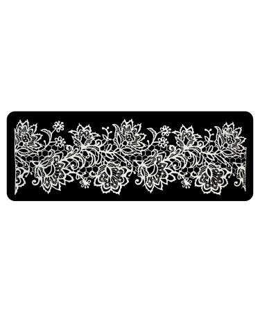 1 x Simply Heaven Edible Ready Made Cake Lace 47 colours mat 78 (Ivory)