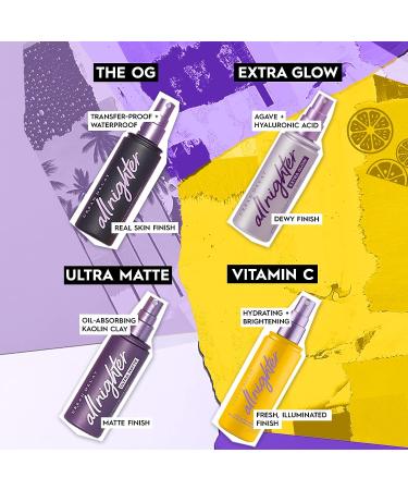 Urban Decay All Nighter Ultra Matte Setting Spray - 16-Hour Makeup Finishing Mist for Oily Skin - Oil & Shine Control - 4 Fl Oz - Buy Online on GoSupps.com