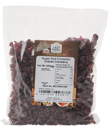Old India Sugar and Cinnamon Coated Cranberry 500g