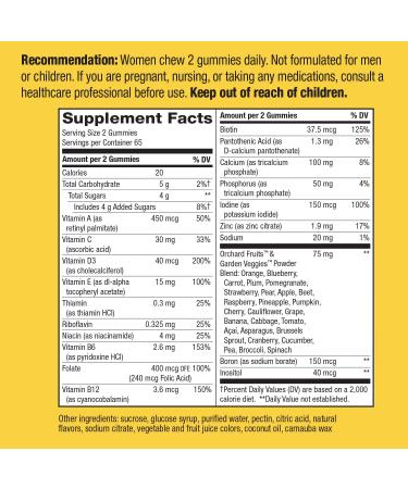Nature's Way Alive! Women's Gummy Vitamins - 130 Great Fruit Flavored Gummies - Buy Online on GoSupps.com