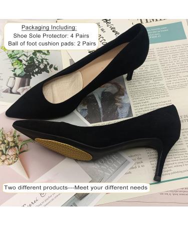 Buy Anti Slip Shoe Grips - Non Slip Shoe Pads & Comfort Heel Pads (4 Pairs + 2 Metatarsal Pads) - Self Adhesive Durable Multicolor | Best International Shipping - Buy Online on GoSupps.com