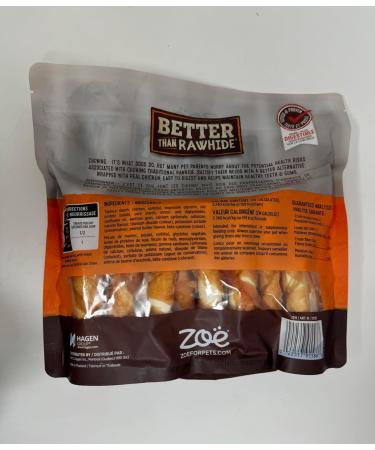Zo Better Than Rawhide Peanut Butter Flavour Twists for Dogs 1kg (2.2 lb.) - Buy Online on GoSupps.com