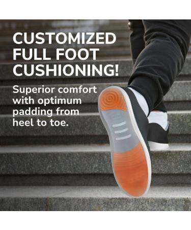 Dr. Scholl's Custom FiT Comfort Insoles for Low Arch Support - Full Length Shoe Inserts for Men & Women Size 9.5-10 & 8.5-9 All Day Comfort & Plantar Fasciitis Relief - Buy Online on GoSupps.com
