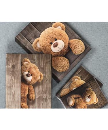 Hama Children's Photo Album - 200 Photo Capacity 10x15 cm Black Pages Teddy Bear Design - Perfect Baby Album - Buy Online on GoSupps.com
