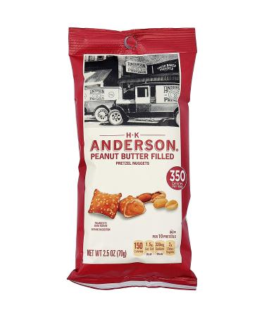 HK Anderson Peanut Butter Filled Pretzel Nuggets 2.5oz Bag (8-Pack) - 6 Pack Bundle - Buy Online on GoSupps.com