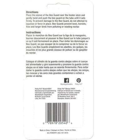 Perky-Pet 205Y Yellow Bee Guards - Replacement for Hummingbird Feeders - Buy Online on GoSupps.com