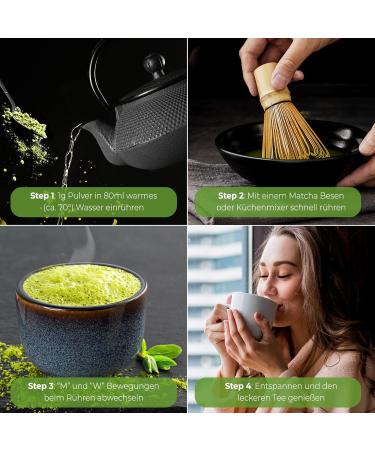 Buy Lemon Matcha Powder - Versatile Green Tea for Ice Cream Lattes Baking & Cooking | 100% Natural in Resealable Can - Buy Online on GoSupps.com
