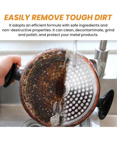 Magical Nano-Technology Stainless Steel Cleaning Paste Stainless Steel Clean Wax Stainless Steel Cleaning Wax Stainless Steel Cleaner and Polish Metal Polish Paste (2Pcs) - Buy Online on GoSupps.com