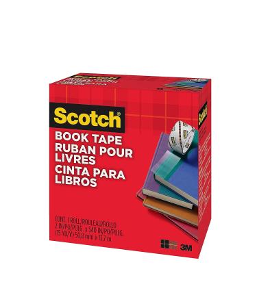Scotch Book Tape  2 in x 540 in  Excellent for Repairing  Reinforcing Protecting  and Covering (845) - Buy Online on GoSupps.com