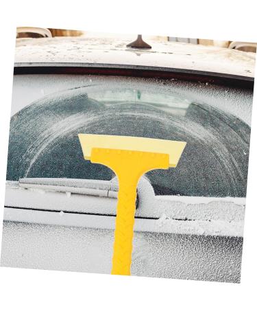 minkissy Japanese Patches for Clothing Snow Windshield Violin Bow Clip Deicer Snow Scraper Trumpet Water Key Screw Ice Scraper Snow Windshield Car Beef Scraping 34.00X16.00X1.50CM Yellow - Buy Online on GoSupps.com