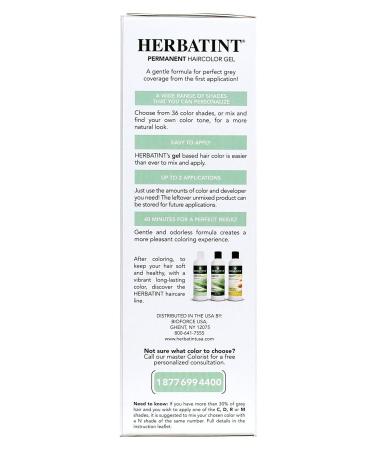 Herbatint Haircolor Gel 7C Ash Blonde - 4.56 Fl Oz | Natural & Long-Lasting International Shipping - Buy Online on GoSupps.com