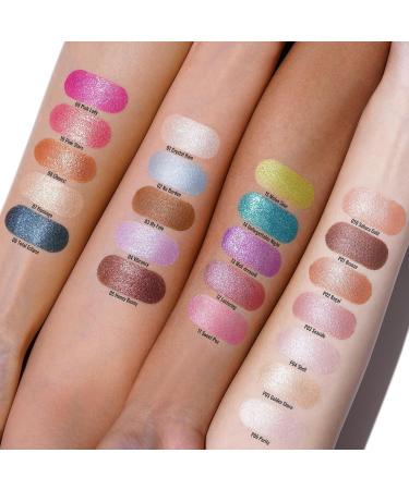 Oulac Shimmer Eyeshadow & Highlighter Duo - Pink Beige | Waterproof & Long-Lasting | Vegan & Cruelty-Free | Seaside P03 - Buy Online on GoSupps.com