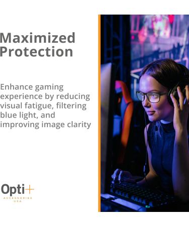 Blue Light Blocking Glasses - Clear | Anti-Fatigue & UV400 Gaming & Computer Glasses for Men & Women - Buy Online on GoSupps.com