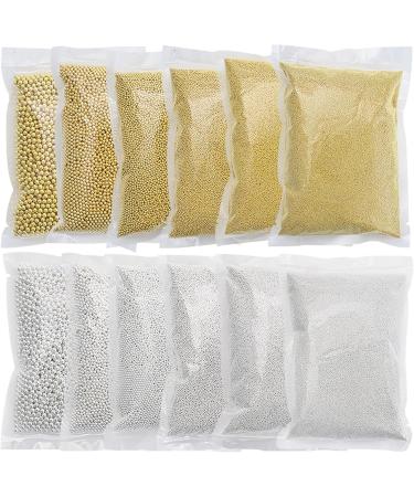 VONNST Nail Decorations 1Bag 3D Nails Art Metal Charm Caviar Beads Nails Rivets Jewelry Manicure Decorations Accessories 1.5mm Silver - Buy Online on GoSupps.com