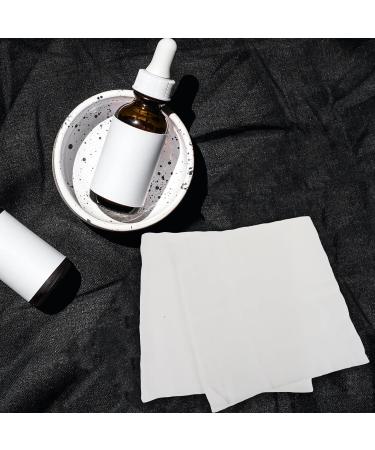 PRETYZOOM Compresses Visage en Coton Usage Unique 100 Pcs Taille Moyenne Masque Facial Jetable pour Salons de Beaut et Soins Professionnels Blanc Douceur Respirante - Buy Online on GoSupps.com