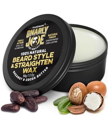 Gnarly Joe Beard Styling Wax for Men - 50g, 60ml Triple-Action Balm (Pack of 1) - Buy Online on GoSupps.com