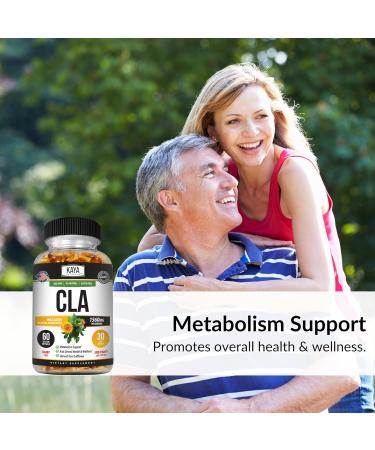 Kaya Naturals CLA Capsules Conjugated Linoleic Acid Non-GMO & Gluten-Free (60 Count (Pack of 1)) - Buy Online on GoSupps.com
